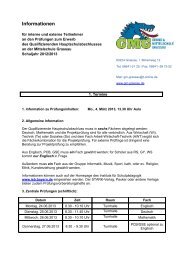 Wichtige Informationen zum Ablauf - gm-grassau.de