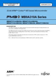 MB9A310A Series - Microelectronics & Electronic Devices - Fujitsu