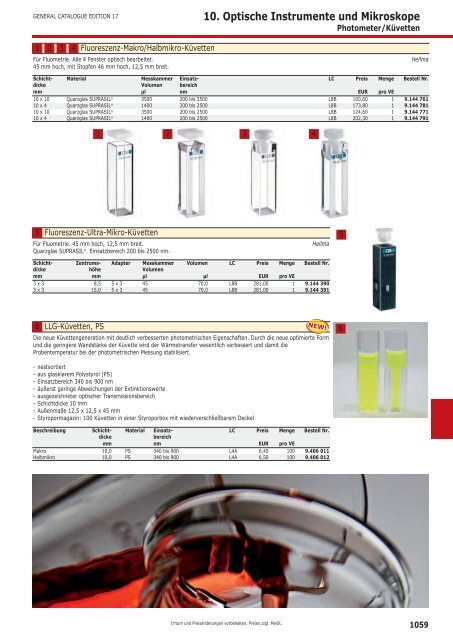 10. Optische Instrumente und Mikroskope Optische ... - Wies-Software