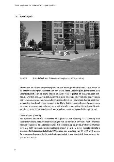TNO rapport Playground van de toekomst (pdf-bestand - Kei