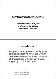 Accelerated Atherosclerosis Introduction