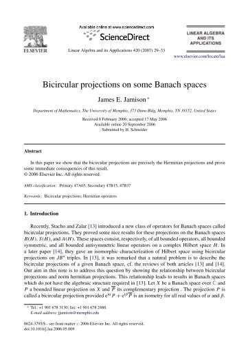 Bicircular projections on some Banach spaces
