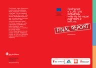 FINAL REPORT - Save the Children Italia Onlus