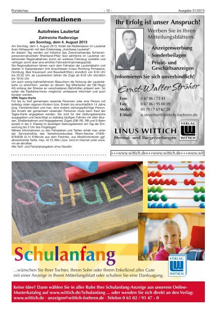 Amtsblatt KW 31 - Verbandsgemeinde Lauterecken