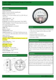 IA2DU Differential Pressure Gauge & Transmitter Series A2DU www ...