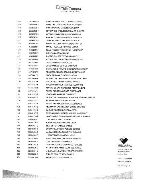 Resolución Proveedores Inscritos Marzo 2009 - Chileproveedores