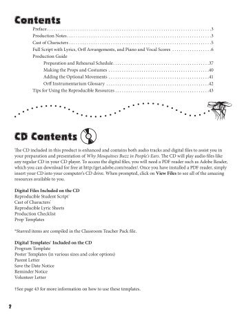 Contents CD Contents - Lorenz