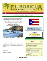 YOUR AD FITS HERE A Cultural Publication for Puerto ... - El Boricua