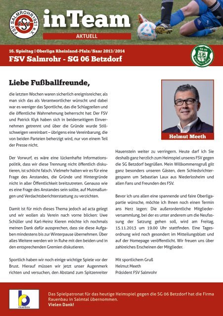 Betzdorf - FSV Salmrohr