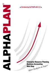 Software Directly from the Designer! - Alphaplan