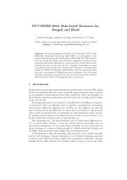 Rule-based Stemmers for Bengali and Hindi - Indian Statistical ...