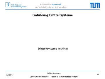 Folien - Robotics and Embedded Systems