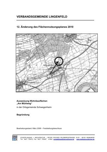 12. Änderung Begründung - Verbandsgemeinde Lingenfeld