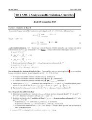 TD 2 AMO : Temps-Fréquence (STFT, Ondelettes) - IA