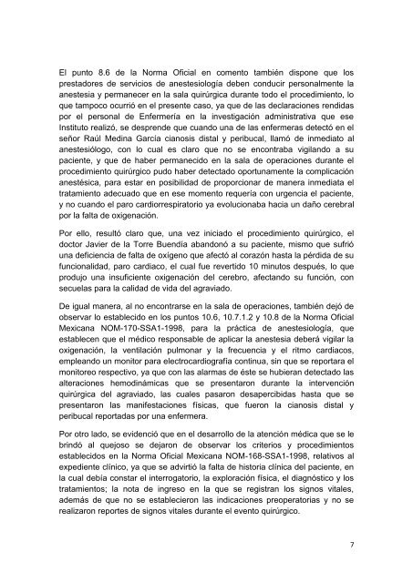 El 17 de enero de 2003 este Organismo Nacional recibió, por razón ...