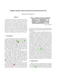 Scalable Attribute-Value Extraction from Semi-Structured Text