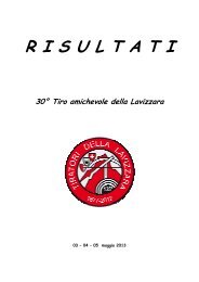 Risultati 30° Tiro della Lavizzara.pdf - Federazione Ticinese delle ...