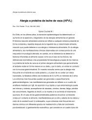 Alergia a proteÃ­na de leche de vaca (APVL) - Medicina Biomolecular