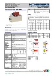 Download a datasheet for the HR1MV Piston Flow Switch here..