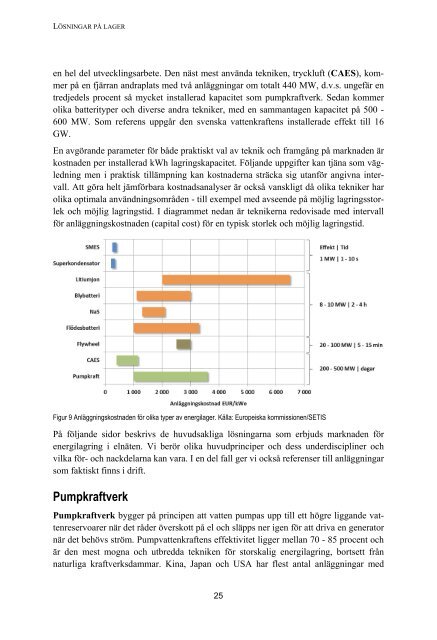 LÃSNINGAR PÃ LAGER - Energilagringstekniken och ... - Vinnova