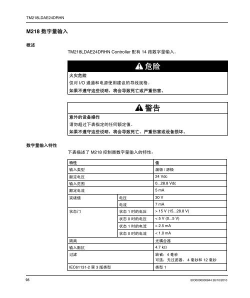 Modicon M218 Logic Controller - Schneider Electric