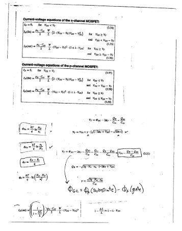 Exam 2 Formula sheet