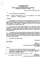 Fixation of inter-se-seniority of the IAS probationers of ... - Ccis.nic.in