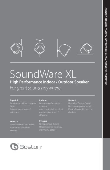 SoundWare XL - Boston Acoustics