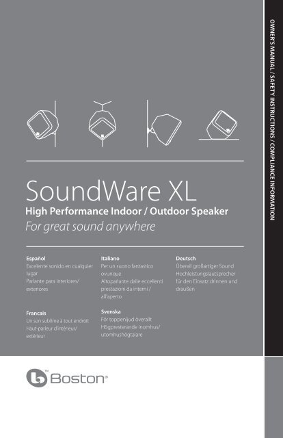 SoundWare XL - Boston Acoustics