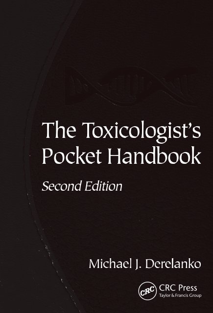 The Toxicologist's Pocket Handbook