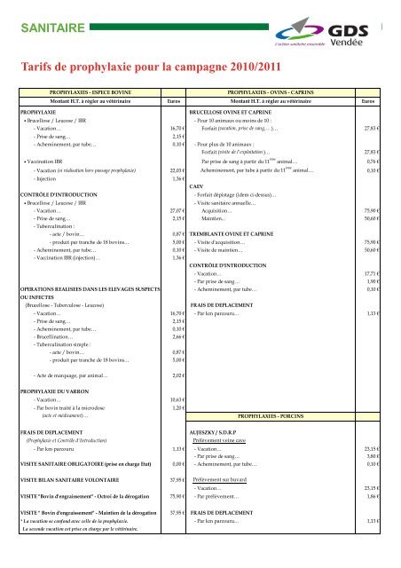 Tarifs prophylaxie.pdf - GDS