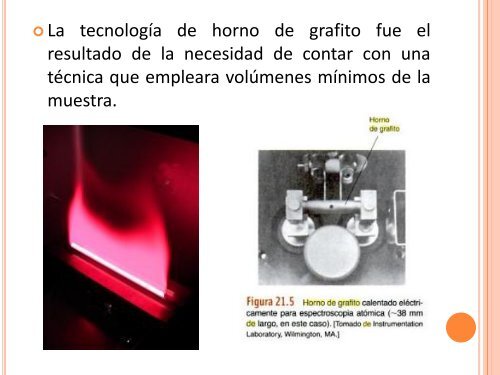 espectroscopia de absorción atómica en horno de grafito y ...