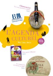 Agenda culturel - Bibliothèque municipale de Dijon