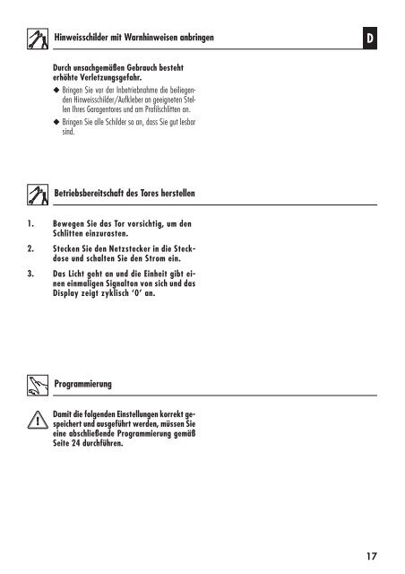 Bedienungsanleitung herunterladen (PDF) - Rademacher