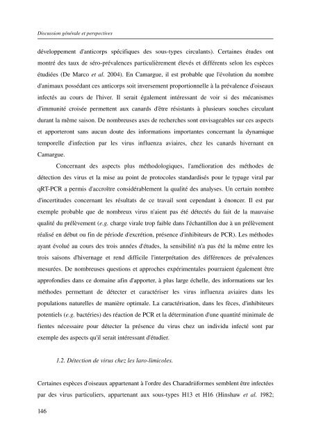 Ã©cologie des virus influenza aviaires en Camargue - IRD