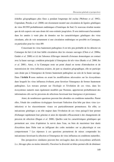 Ã©cologie des virus influenza aviaires en Camargue - IRD