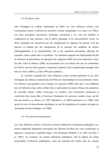 Ã©cologie des virus influenza aviaires en Camargue - IRD