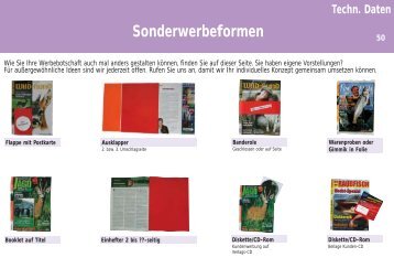 Sonderwerbeformen