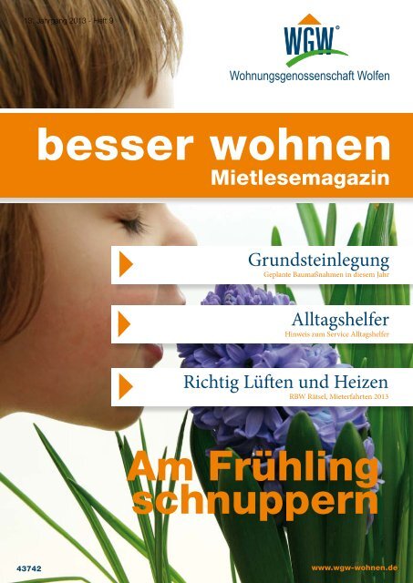 besser wohnen - Wohnungsgenossenschaft Wolfen eG