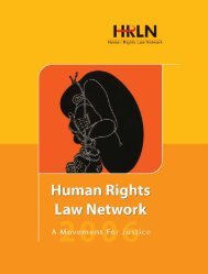 HRLN - A Profile - Human Rights Law Network