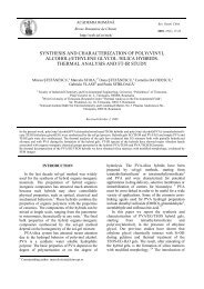 synthesis and characterization of poly(vinyl alcohol)/ethylene glycol ...