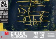 CUBIERTAS 19 de febrero.fh10 - Orquesta y Coro de la Comunidad ...