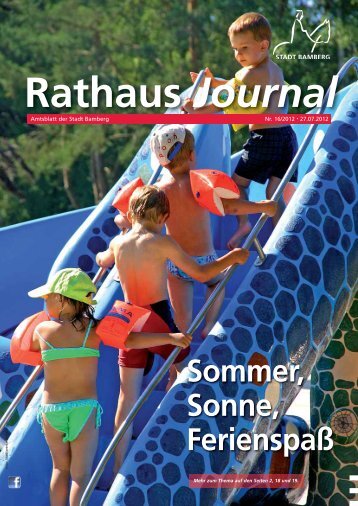 Rathaus Journal Nr. 16 vom 27.07.2012 - Stadt Bamberg
