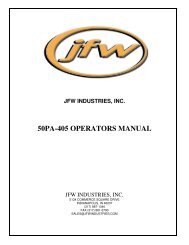 50pa-405 Manual (Rev A) - JFW Industries