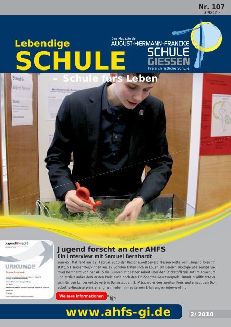 Magazin 107 - August-Hermann-Francke-Schule