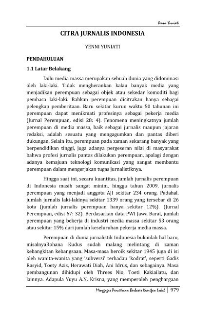 CITRA JURNALIS INDONESIA - S1 Ilmu Komunikasi UNSOED