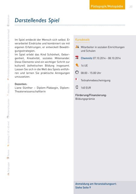 Katalog 2014 – Teil 2 - DPFA Weiterbildung - DPFA Akademiegruppe