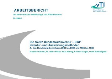 BWI², Inventur - Die Bundeswaldinventur