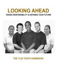 (TJJD) Youth Handbook - Texas Juvenile Justice Department