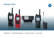 TETRA Endgeräte - Motorola Solutions